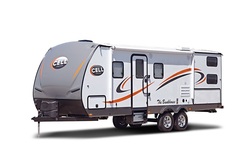 Luxury Caravan Hire - Quattro FB Layout